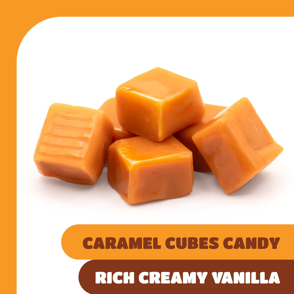 CrazyOutlet caramel candy individually wrapped for freshness and gifting.