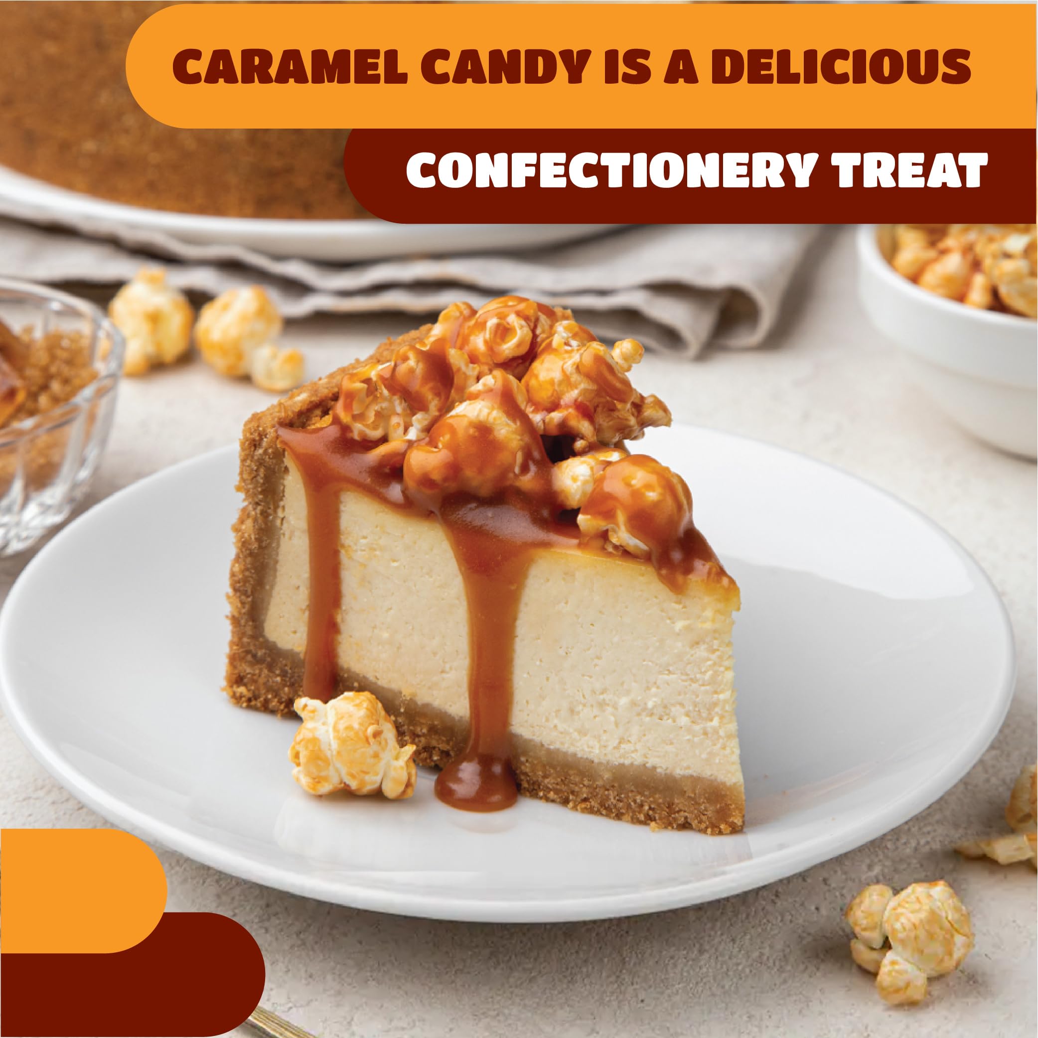 CRAZYOUTLET Caramel Cubes bag-treat for on-the-go snacking