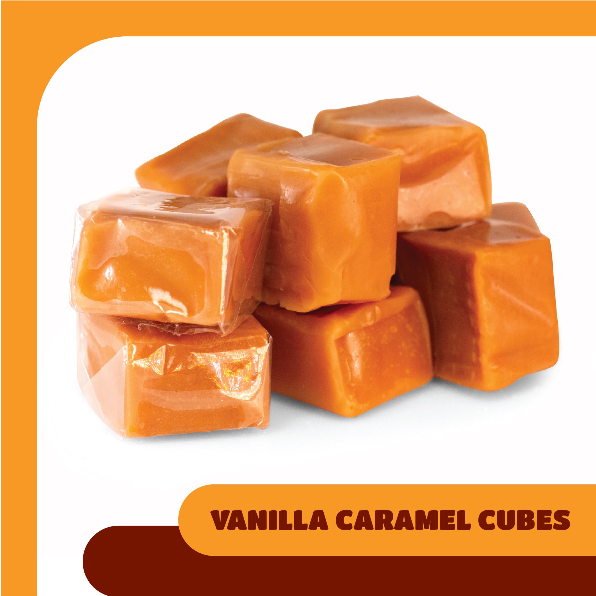 CRAZYOUTLET Caramel Cubes on a party platter for sharing