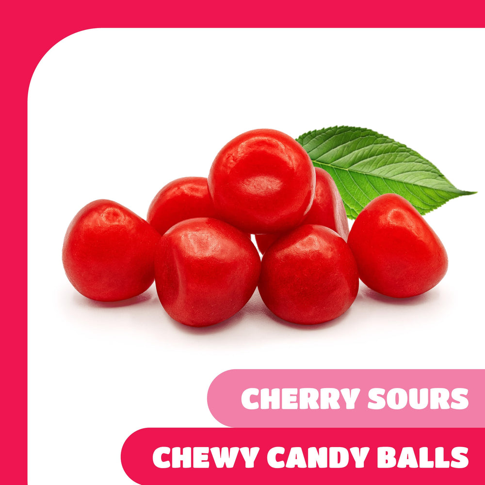 CrazyOutlet Cherry Sours party buffet display adds vibrant color for tastings.