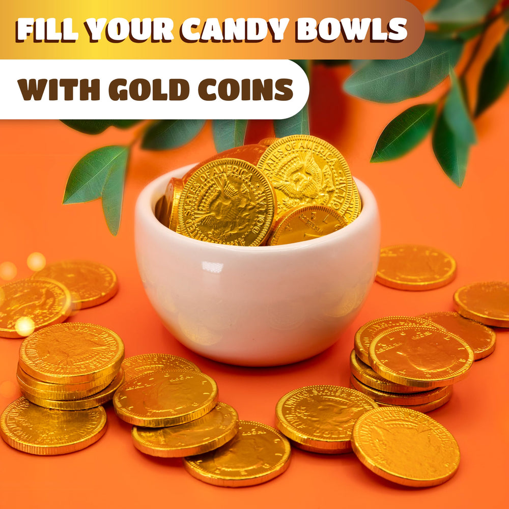 CRAZYOUTLET individually wrapped coins for clean handling.