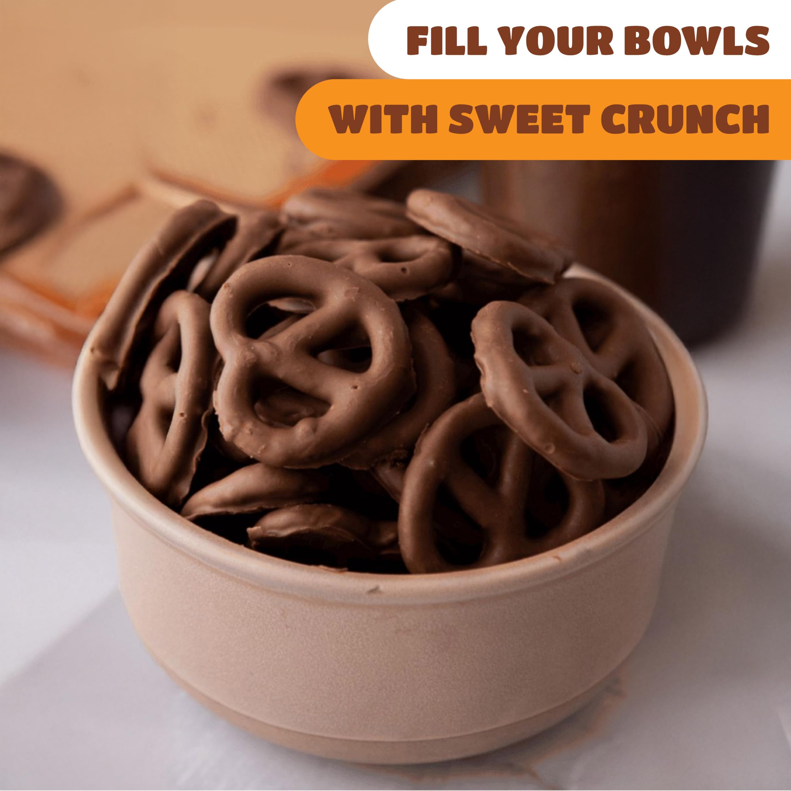 Gift-ready pretzels in a deluxe presentation for gifting
