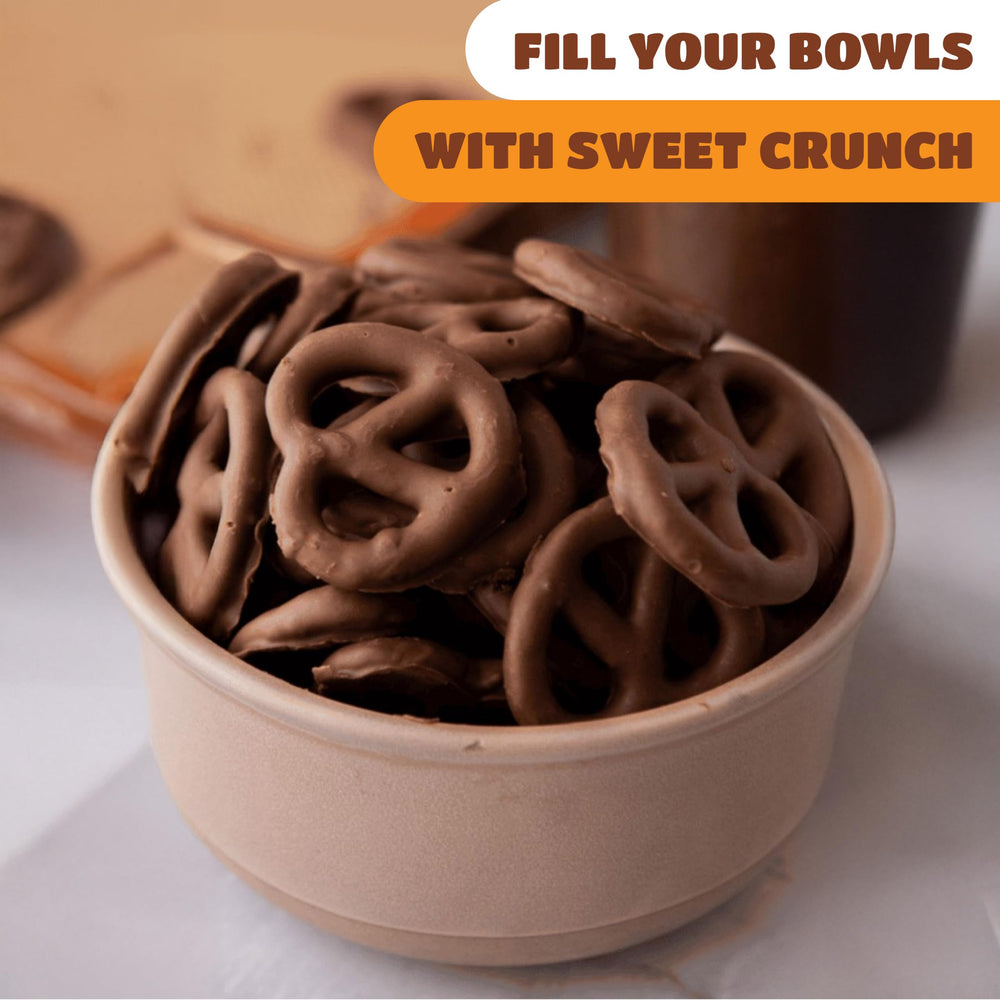 Gift-ready pretzels in a deluxe presentation for gifting