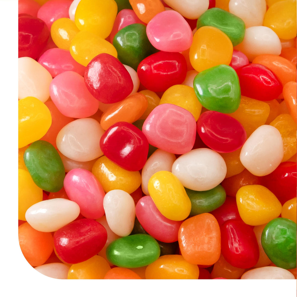 CrazyOutlet Jelly Beans 2lb bag showing assorted fruit flavors for Easter snacking.