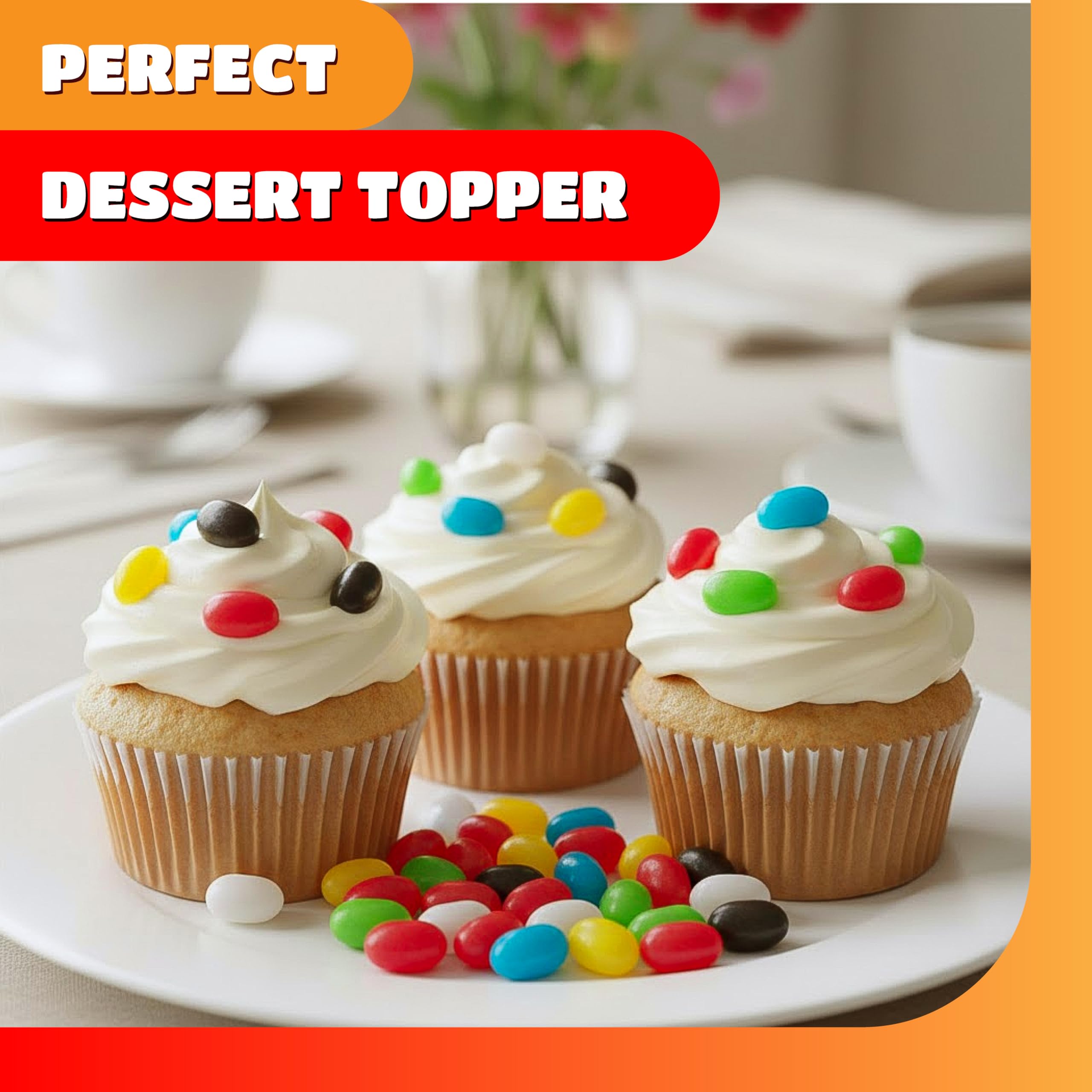 CRAZYOUTLET jelly beans glossy shells brighten dessert tables and displays