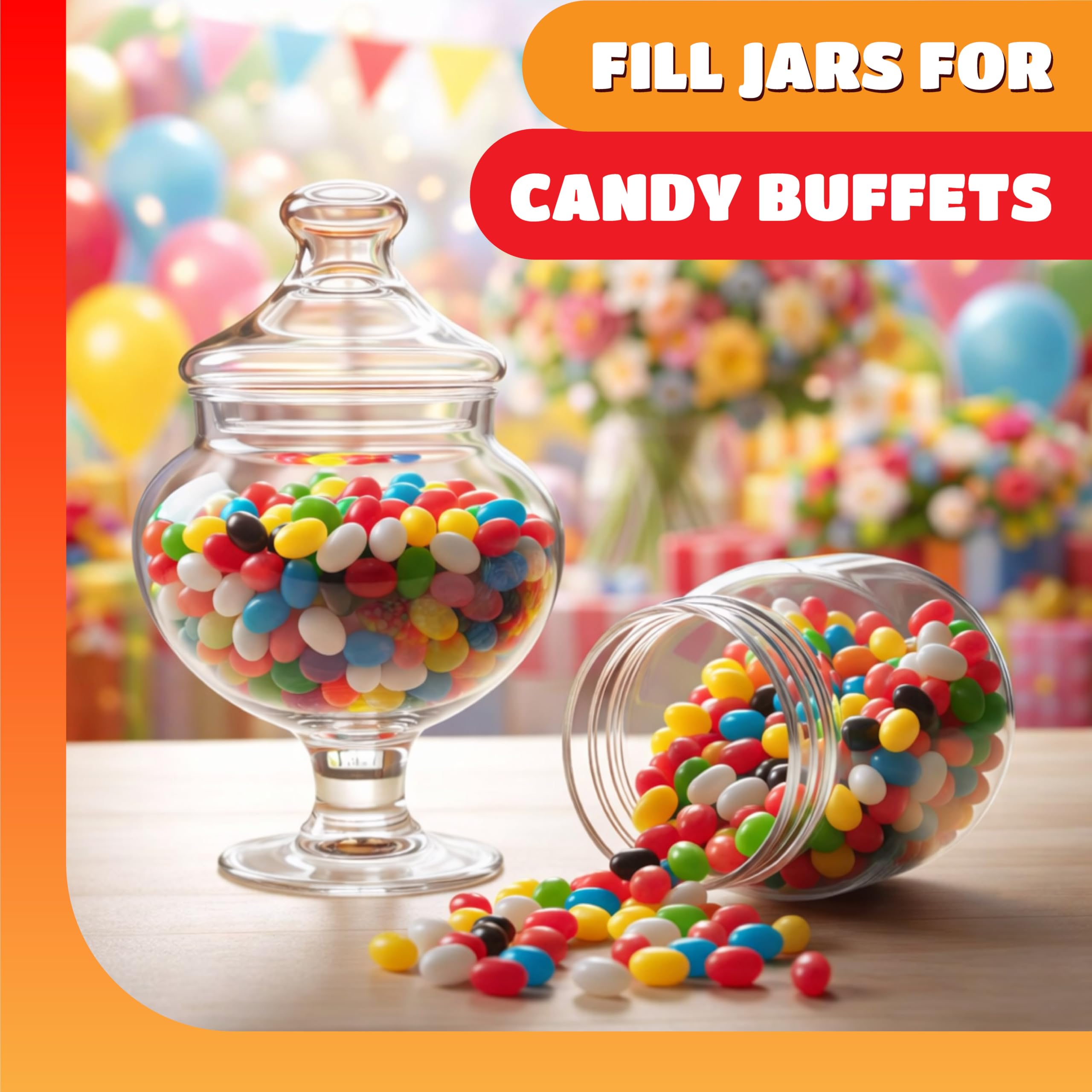 CRAZYOUTLET jelly beans bulk candy for holiday buffets and events