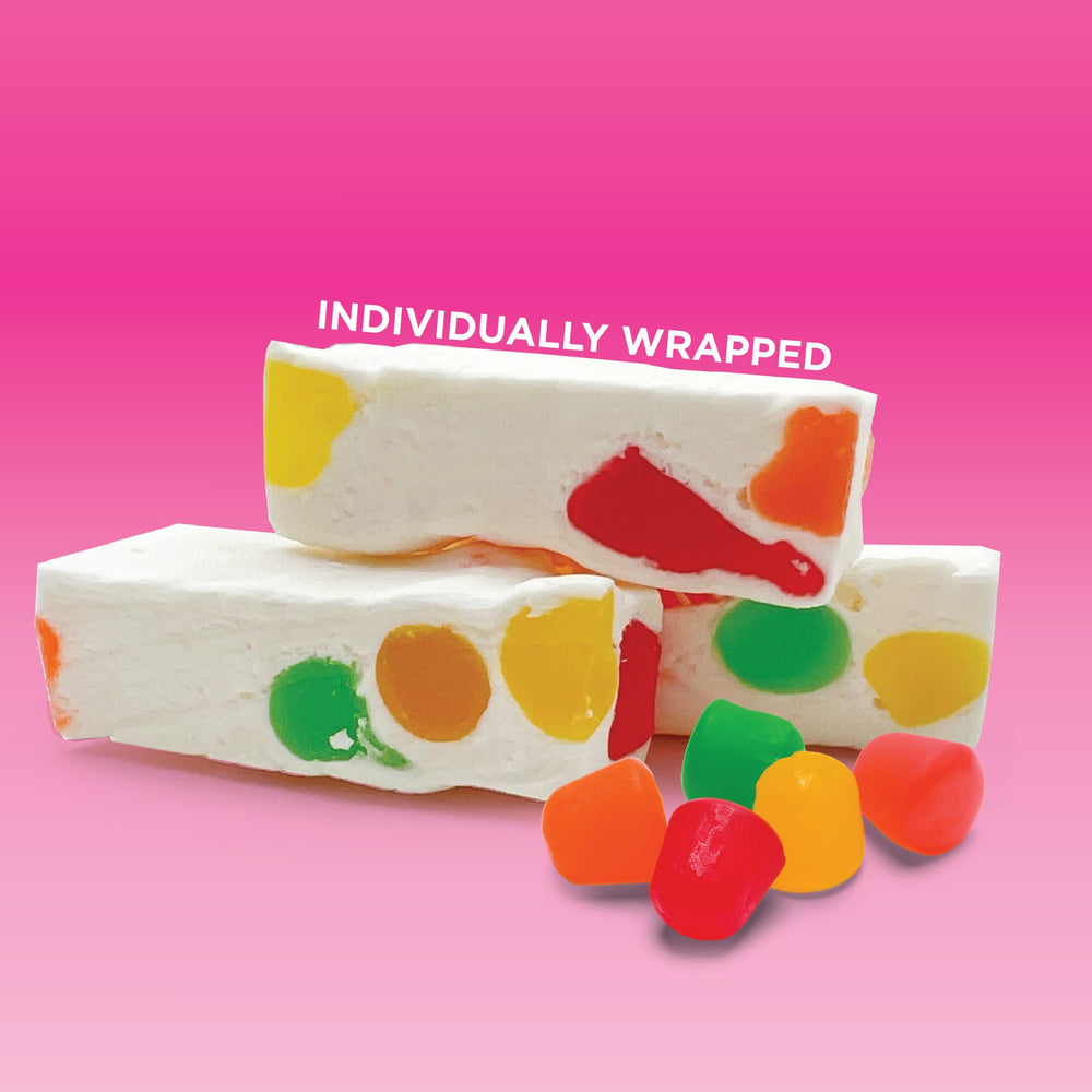 CRAZYOUTLET Jujube Nougat jelly-bits highlight fruity flavors and bite-sized texture