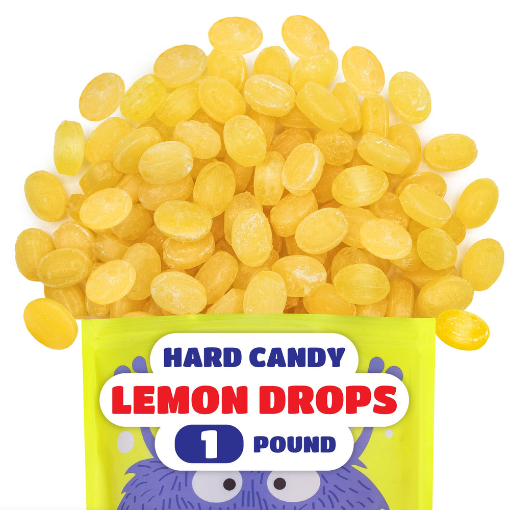CRAZYOUTLET Lemon Drops jar display at a dessert table adds color.