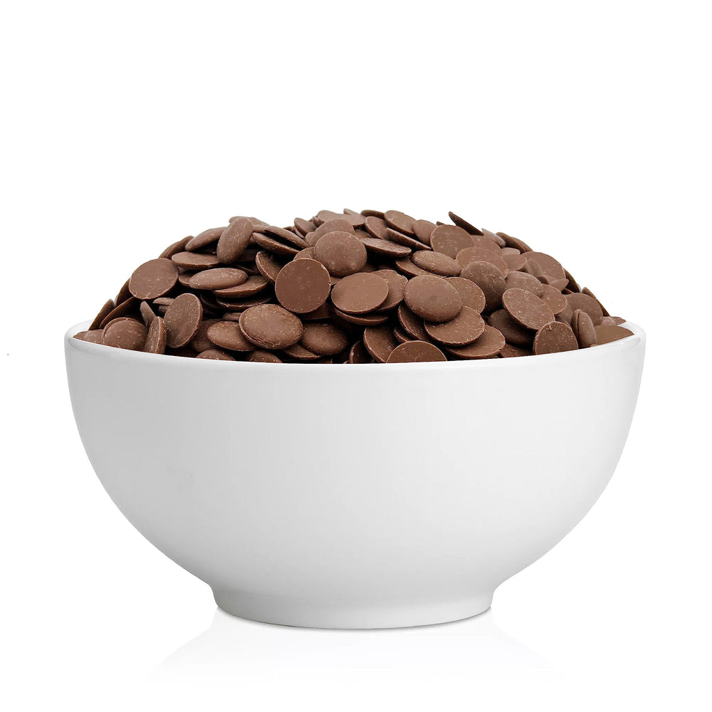 CrazyOutlet Merckens bulk-bag storage helps keep melts fresh for baking.