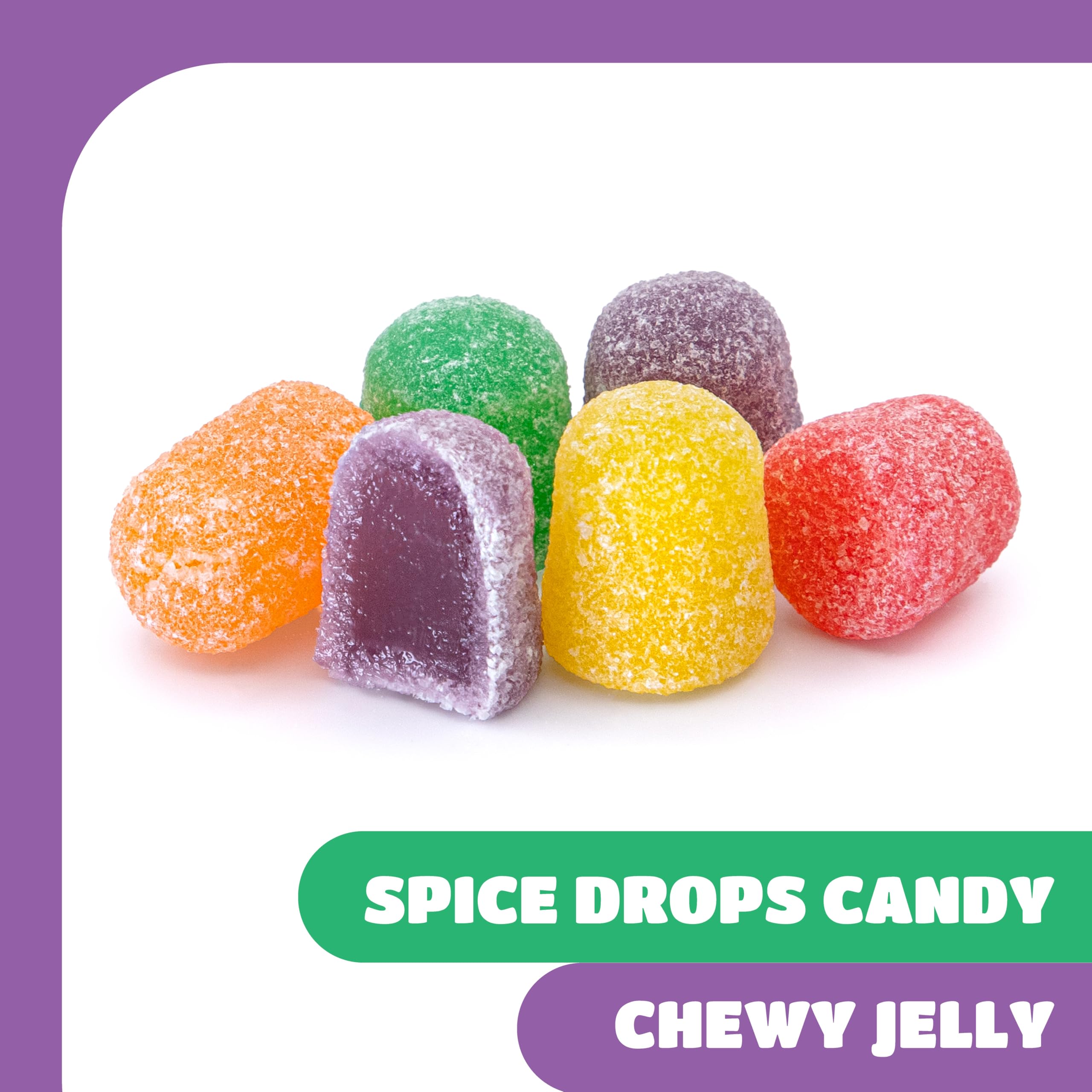 CrazyOutlet Spice Drops Candy topping cupcakes and cookies for spice sparkle