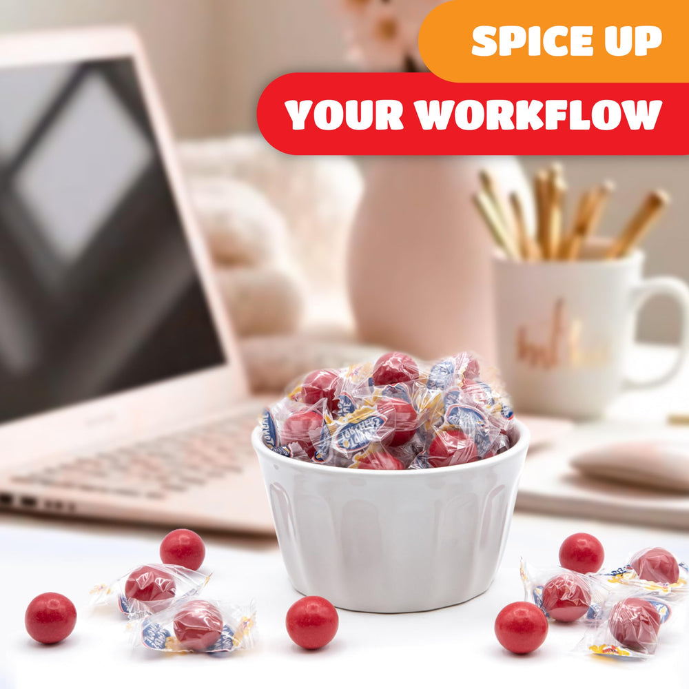 CrazyOutlet Spicy Cinnamon Jawbreakers 2 lb bulk label for events and fundraisers.