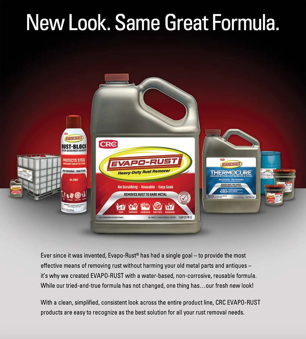 CRC Thermocure removes rust-scale and deposits from automotive cooling components.