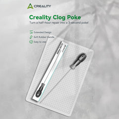 Creality Clog Poke arrow-tip demonstrates end-fit for unclogging nozzles.