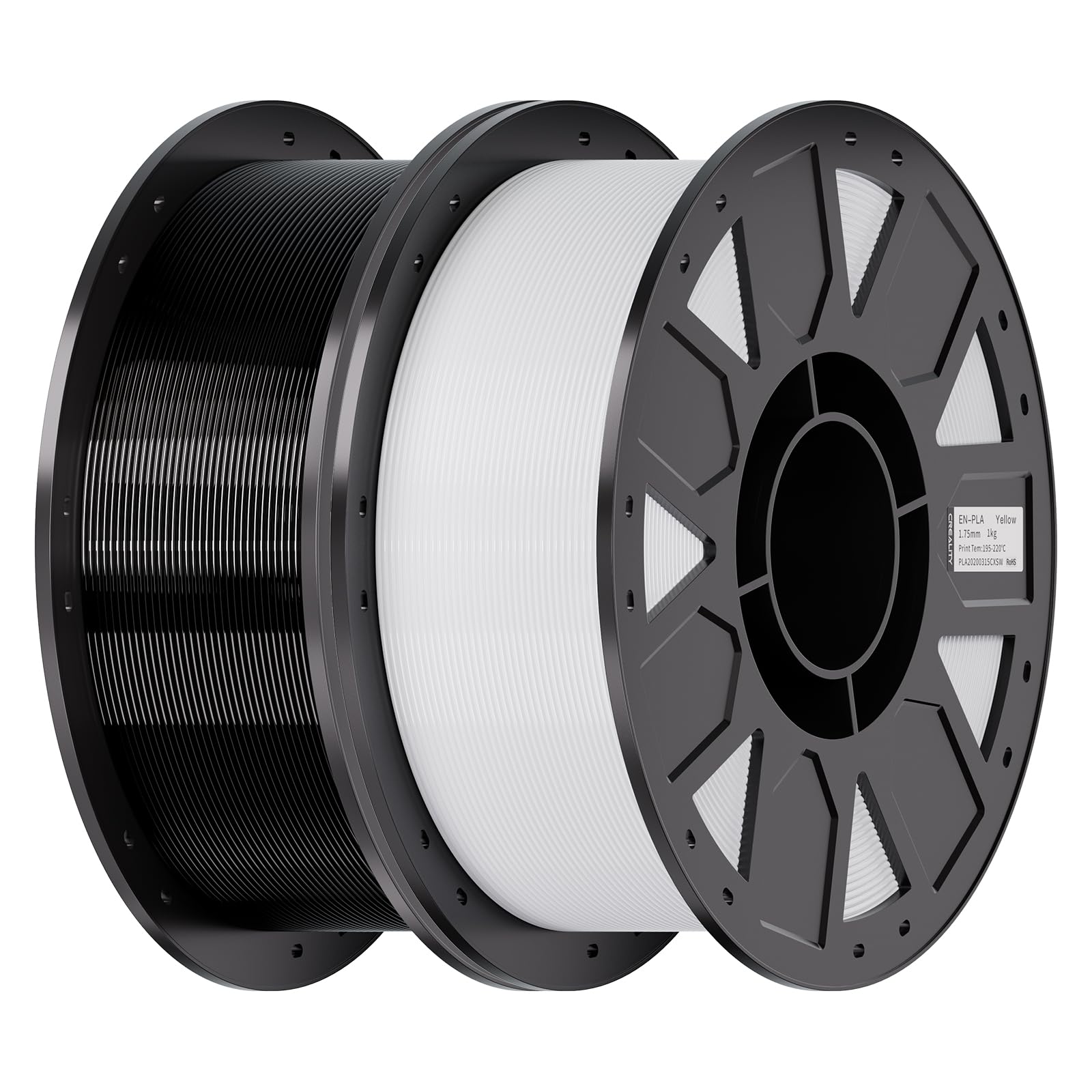 Creality Ender PETG black 1.75mm spool promotes smooth feeding and strong final parts.