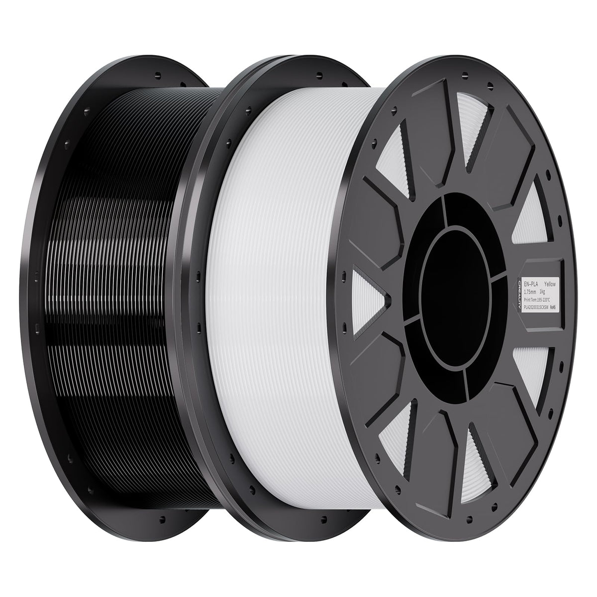 Creality Ender PETG black 1.75mm spool promotes smooth feeding and strong final parts.