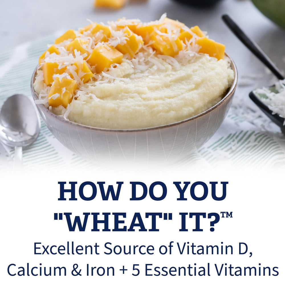 Cream of Wheat nutrition label highlights key vitamins and minerals
