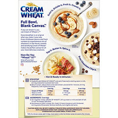 Cream of Wheat Original rich in iron and calcium nutrition.