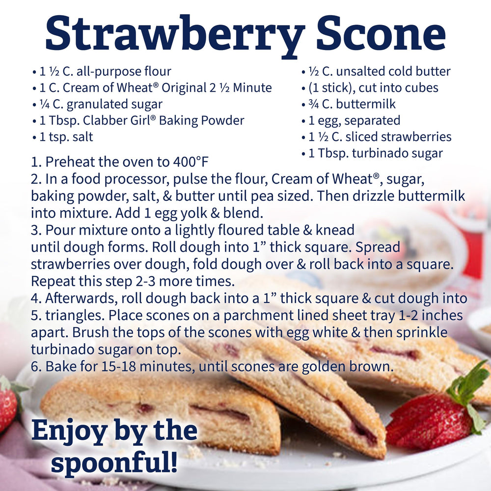 Fast cook time shown for Cream of Wheat Original
