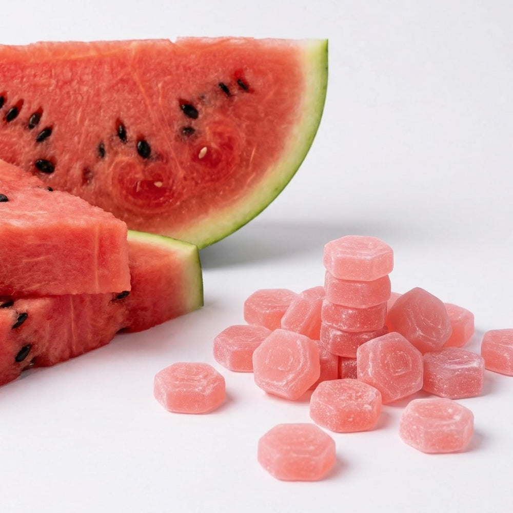 Create Creatine Monohydrate Gummies anti-melt feature badge visible