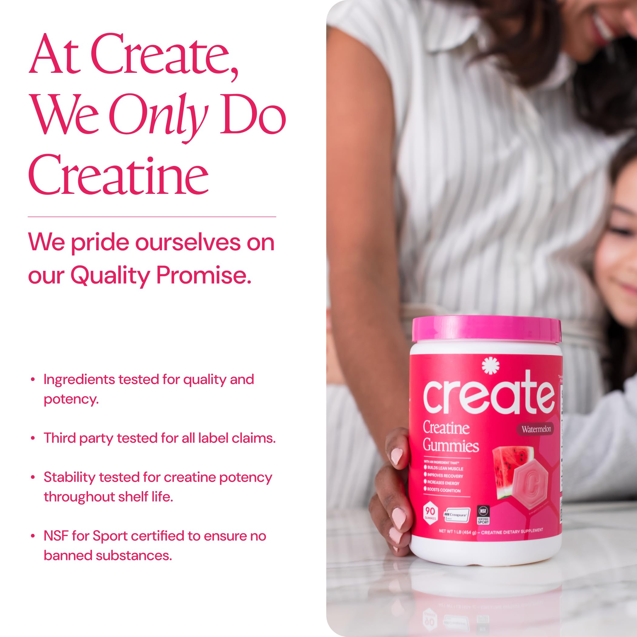 Create Creatine Monohydrate Gummies packaging and product display