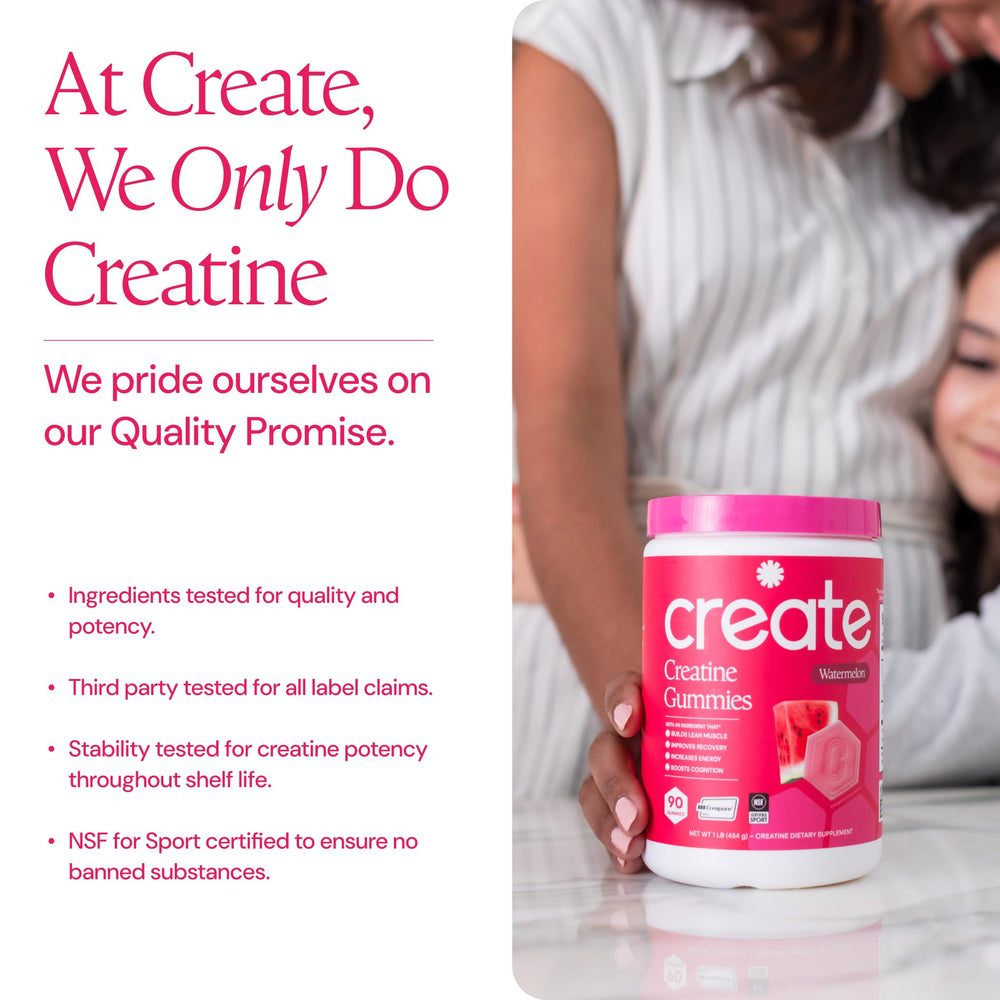 Create Creatine Monohydrate Gummies packaging and product display