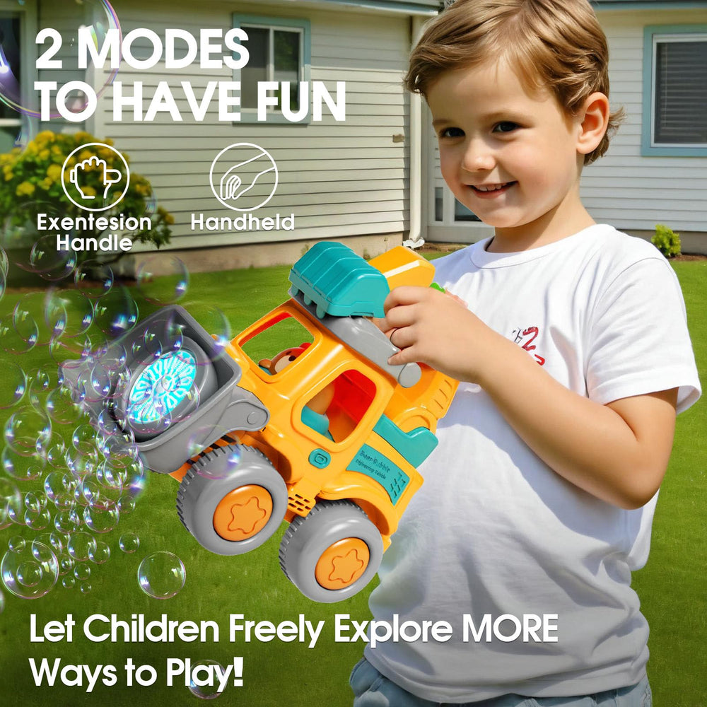 CreatiMachi handheld mode for bubbles, portable fun anywhere.