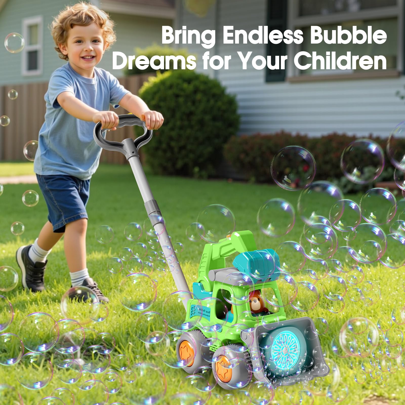 CreatiMachi bubble solution bottle ready to refill for bubbles