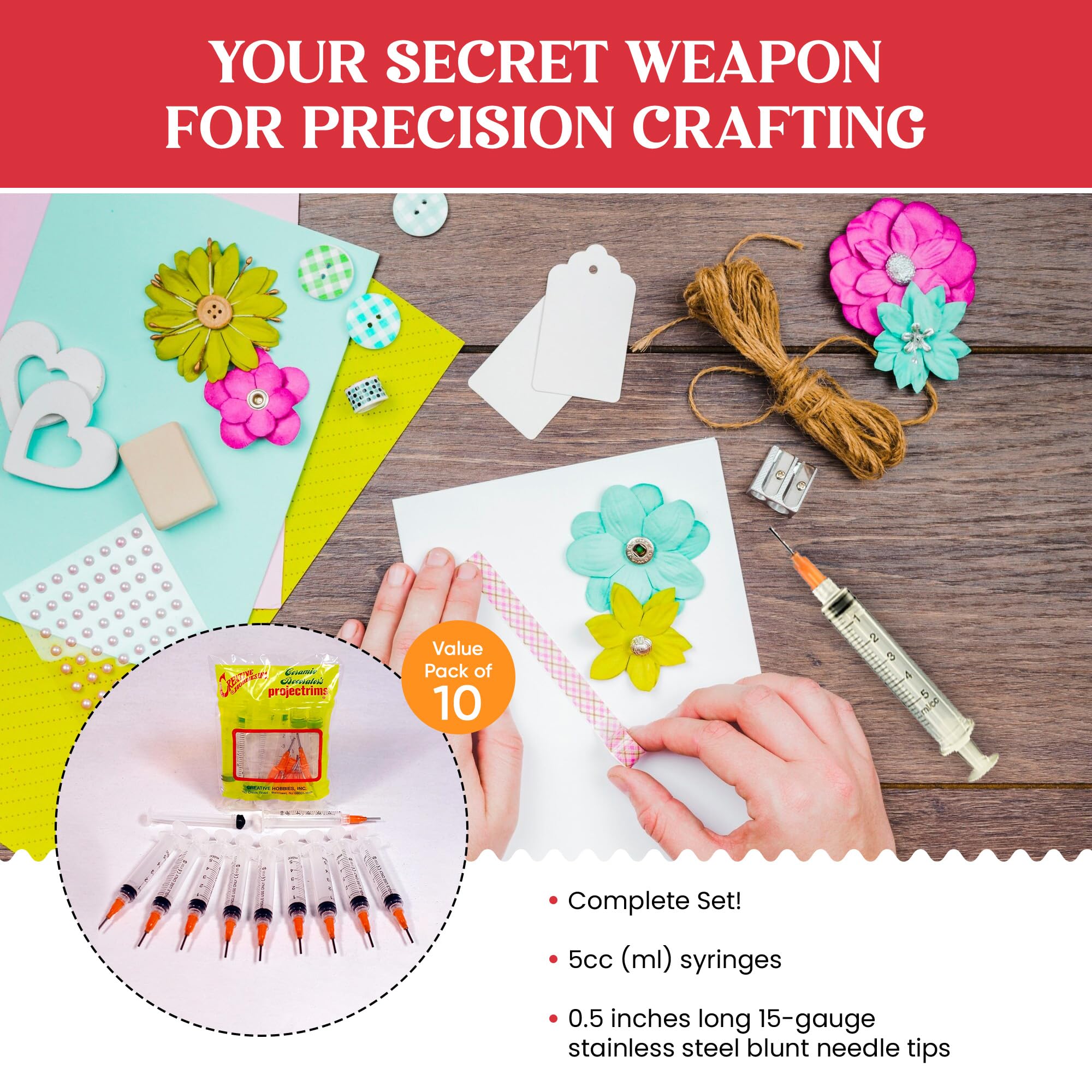 Creative Hobbies precision applicator suitable for inks and sealants with control