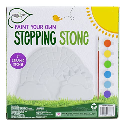Creative Roots acrylic paint strip showing six colors included.