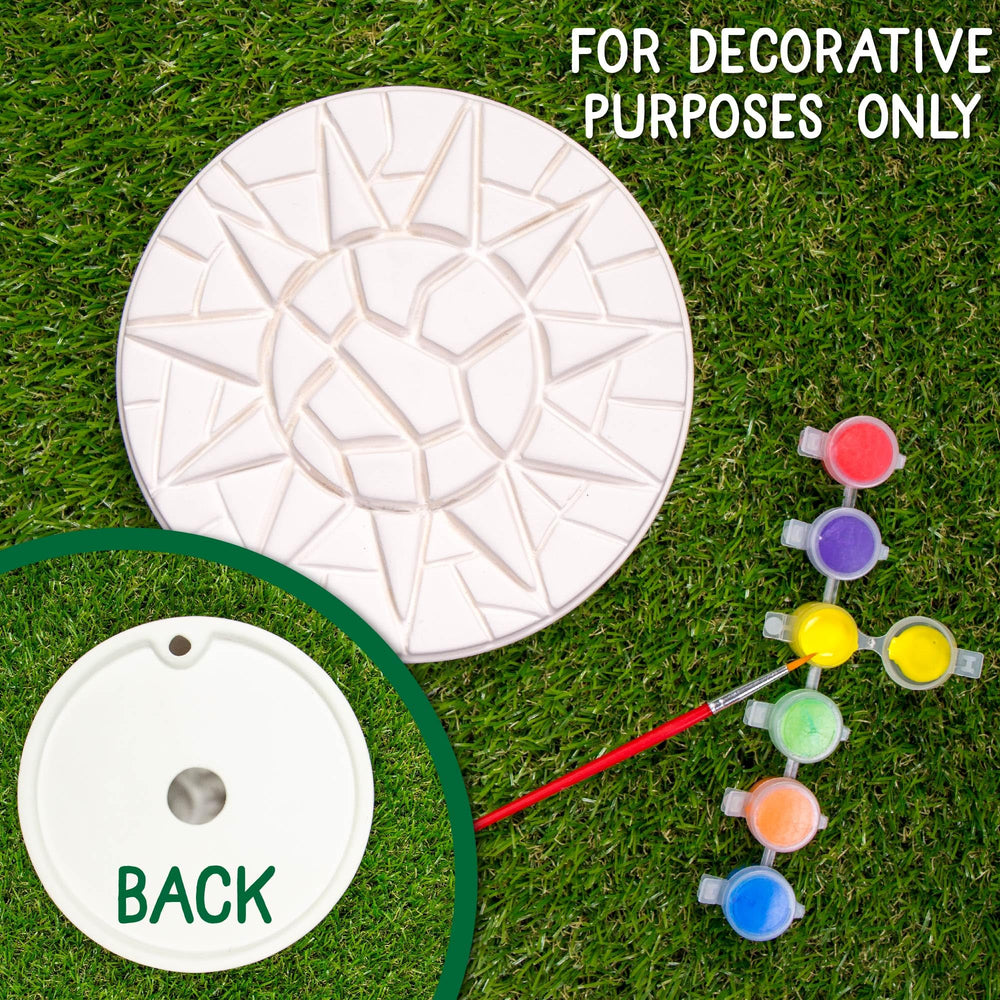 Creative Roots six-paint strip enables vibrant color-mixing for sun designs.