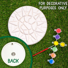 Creative Roots six-paint strip enables vibrant color-mixing for sun designs.