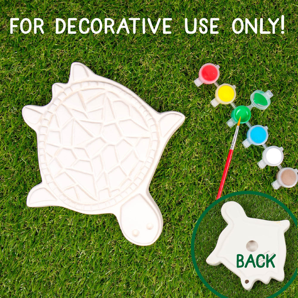 Creative Roots turtle stone paint strip shows vibrant colors for color mixing.