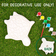 Creative Roots turtle stone paint strip shows vibrant colors for color mixing.
