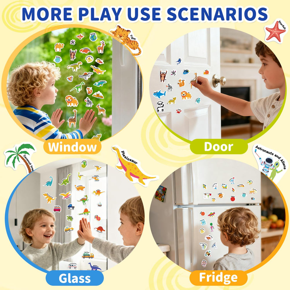 CREATIVETREES jelly stickers book dinosaurs – tactile, reusable dino adventures.