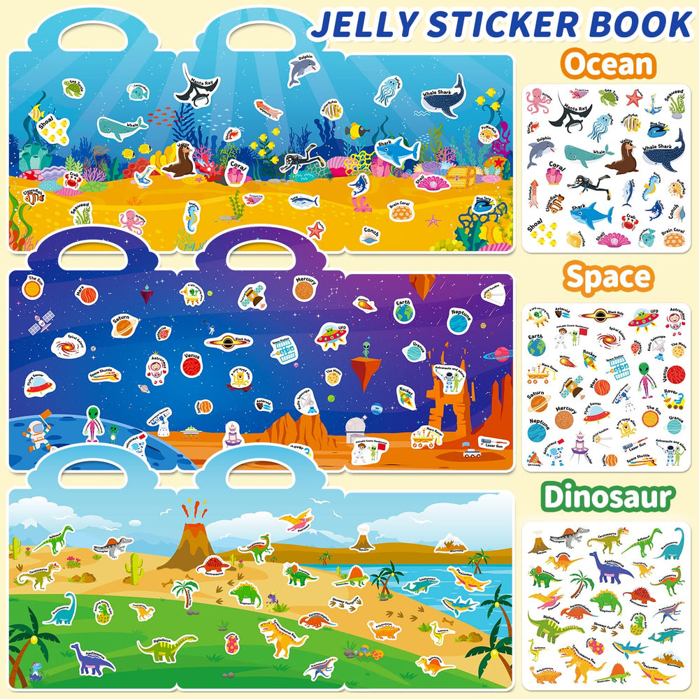 CREATIVETREES portable-handle-sticker-book – easy transport for car trips and classrooms.