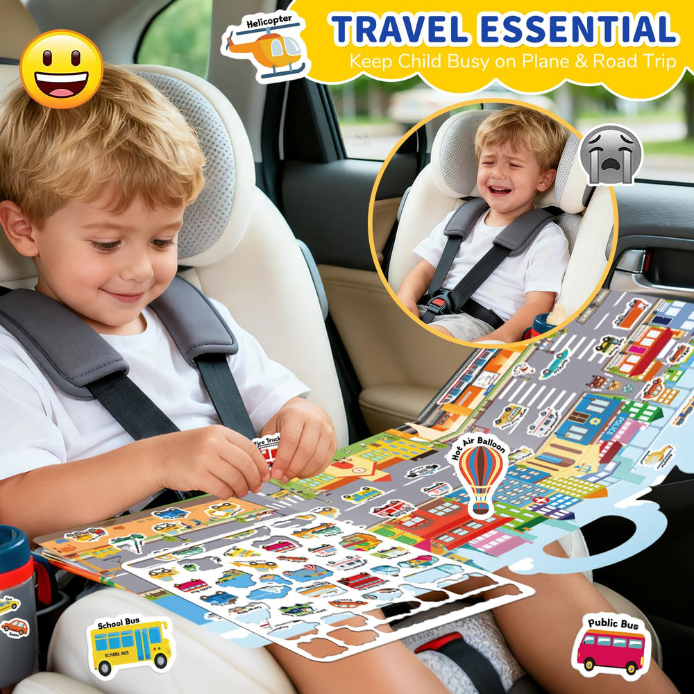 CREATIVETREES waterproof-washable-stickers – reusable on windows, bottles, and desks.