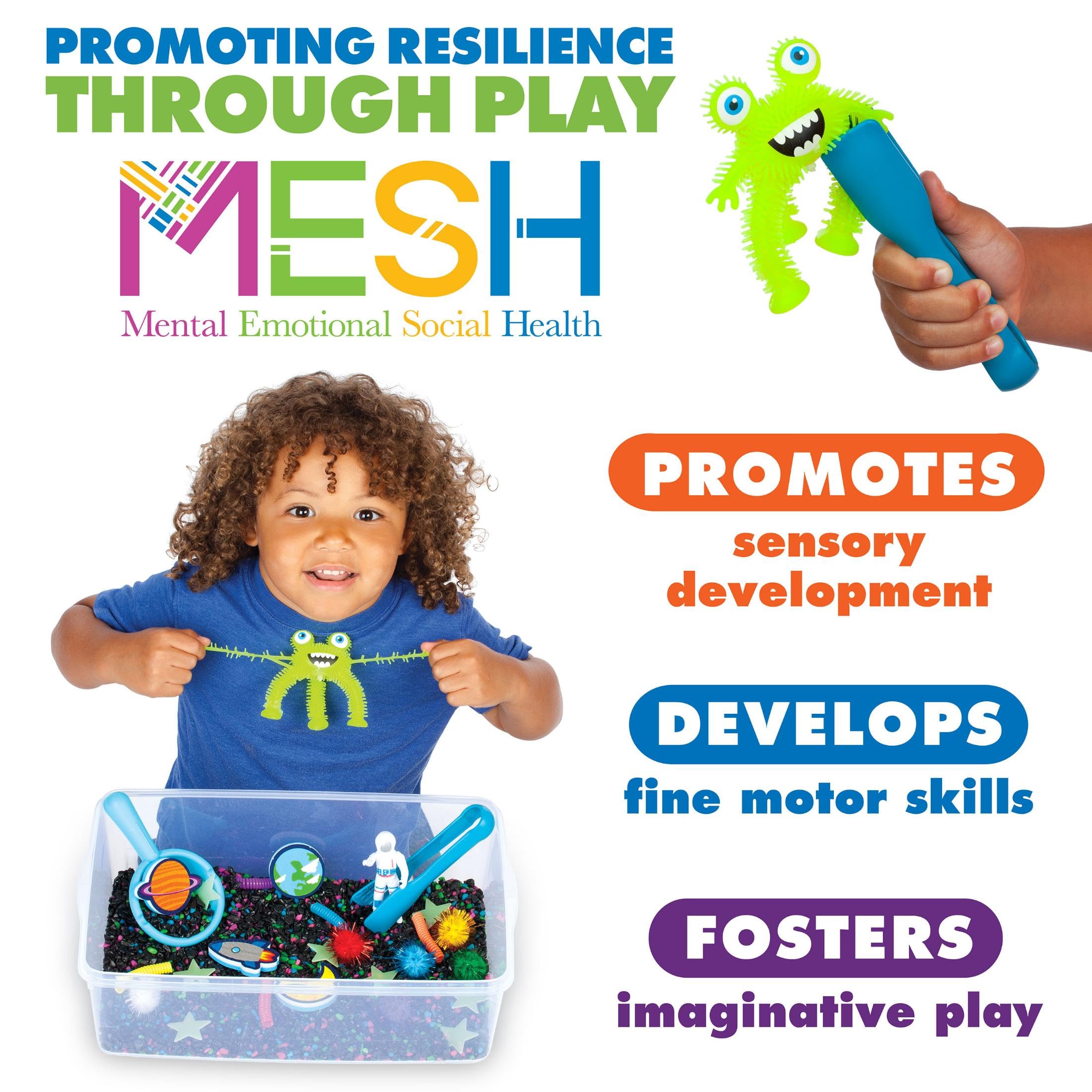 Creativity for Kids foam planets invite orbit-themed counting and pretend journeys.