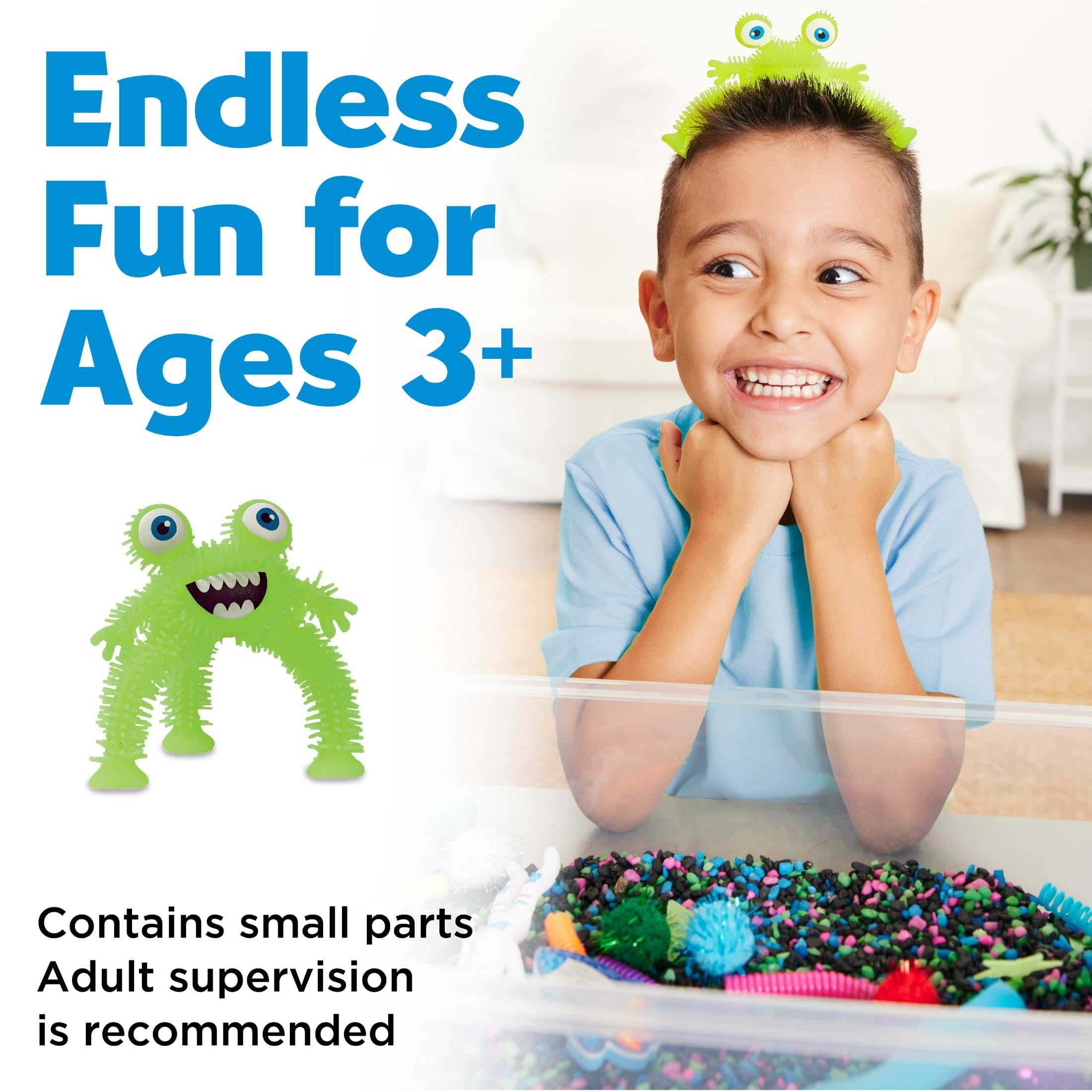 Creativity for Kids glow-in-the-dark stars illuminate bedtime space play.