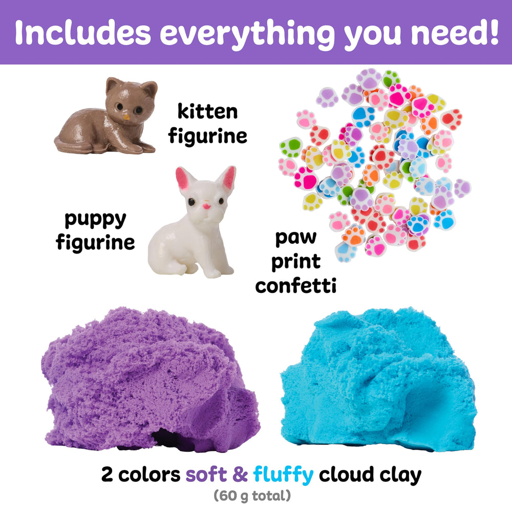 Creativity for Kids Sensory Minis Pets paw print confetti for extra texture during play