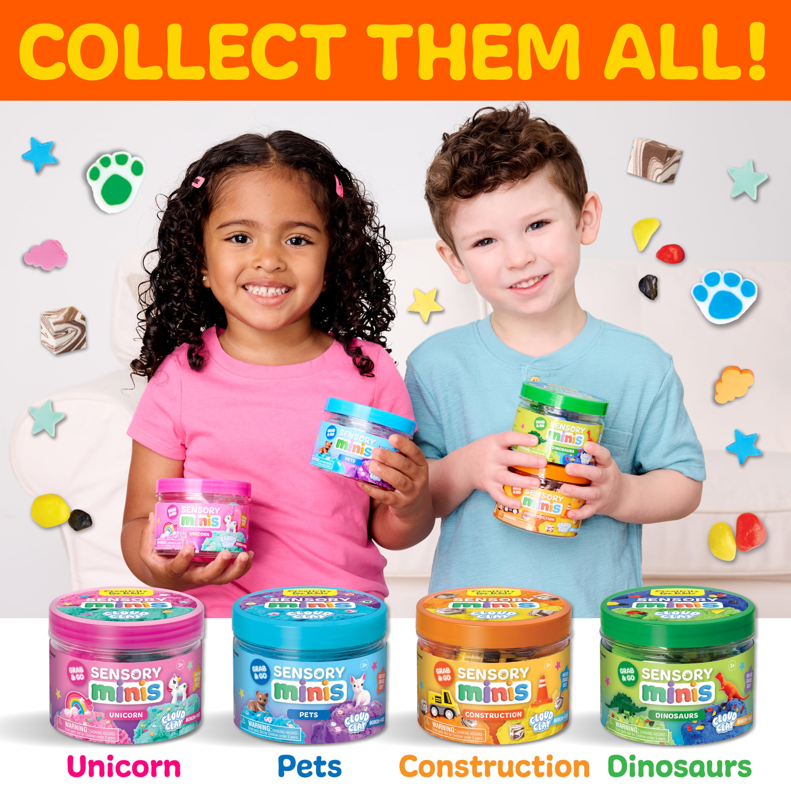 Creativity for Kids Sensory Minis Construction Kit mini work zone on the go.