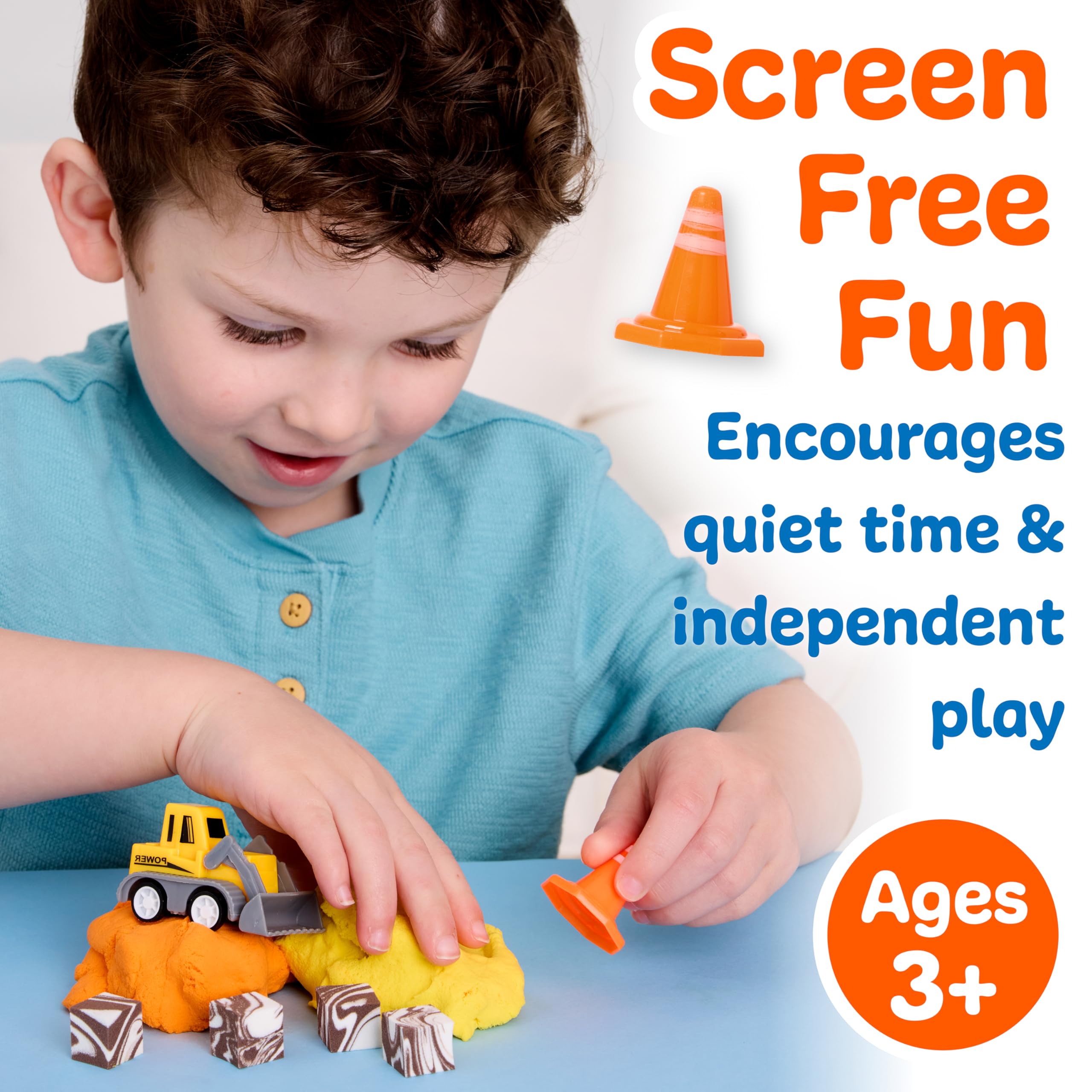 Creativity for Kids Sensory Minis Construction Kit squishy cloud clay for calming sensory play.