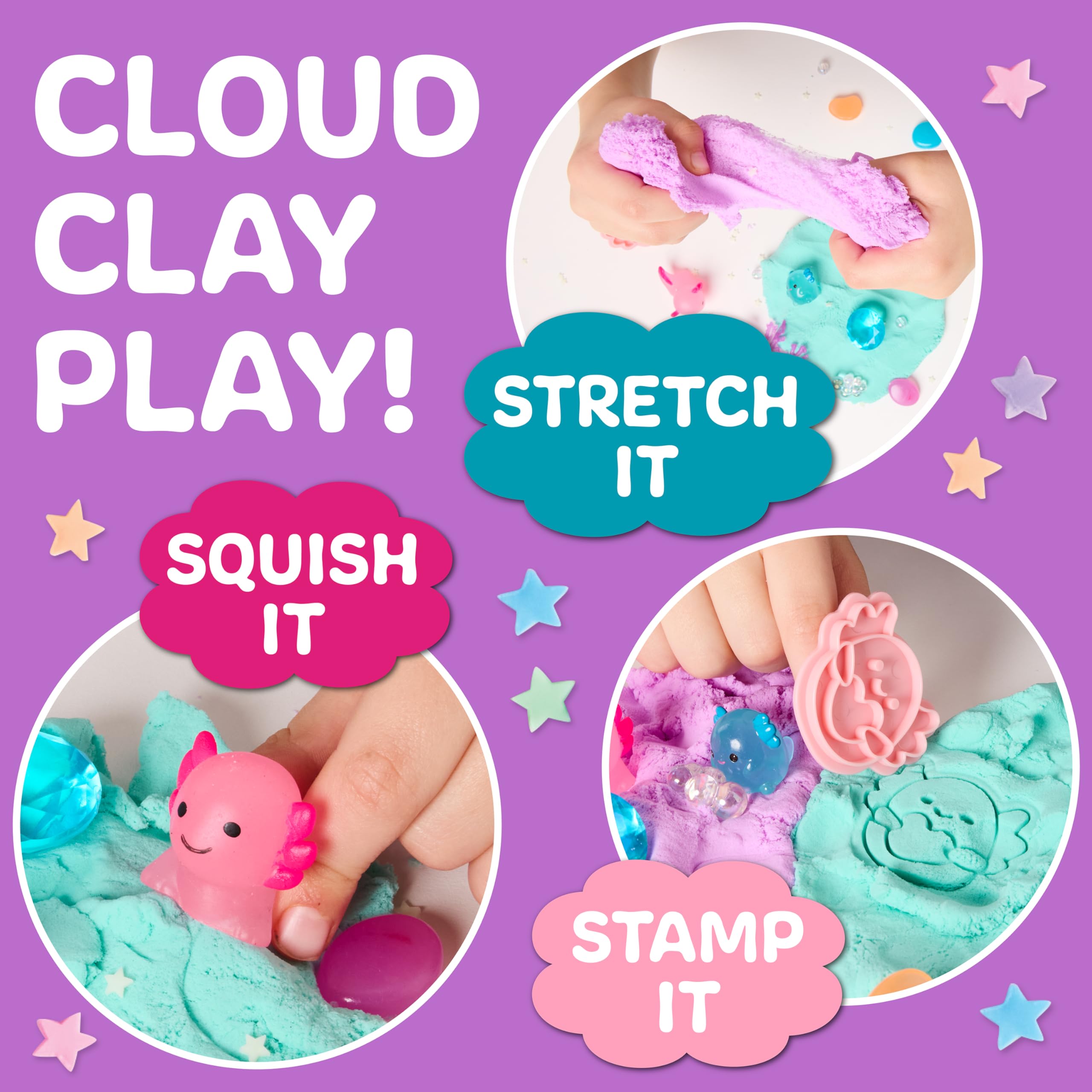 Creativity for Kids glow rocks add sparkle for night-time underwater scenes.