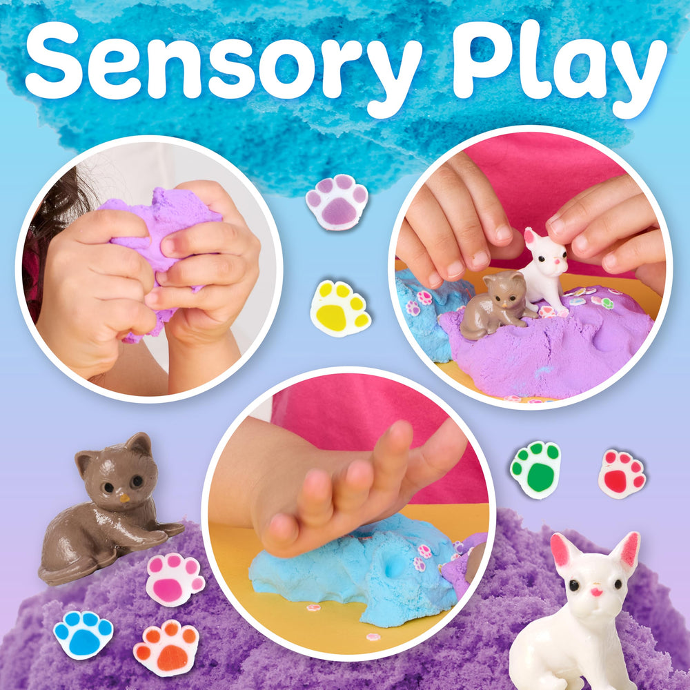 Creativity for Kids Sensory Minis Pets cat and dog figures in action during pretend play