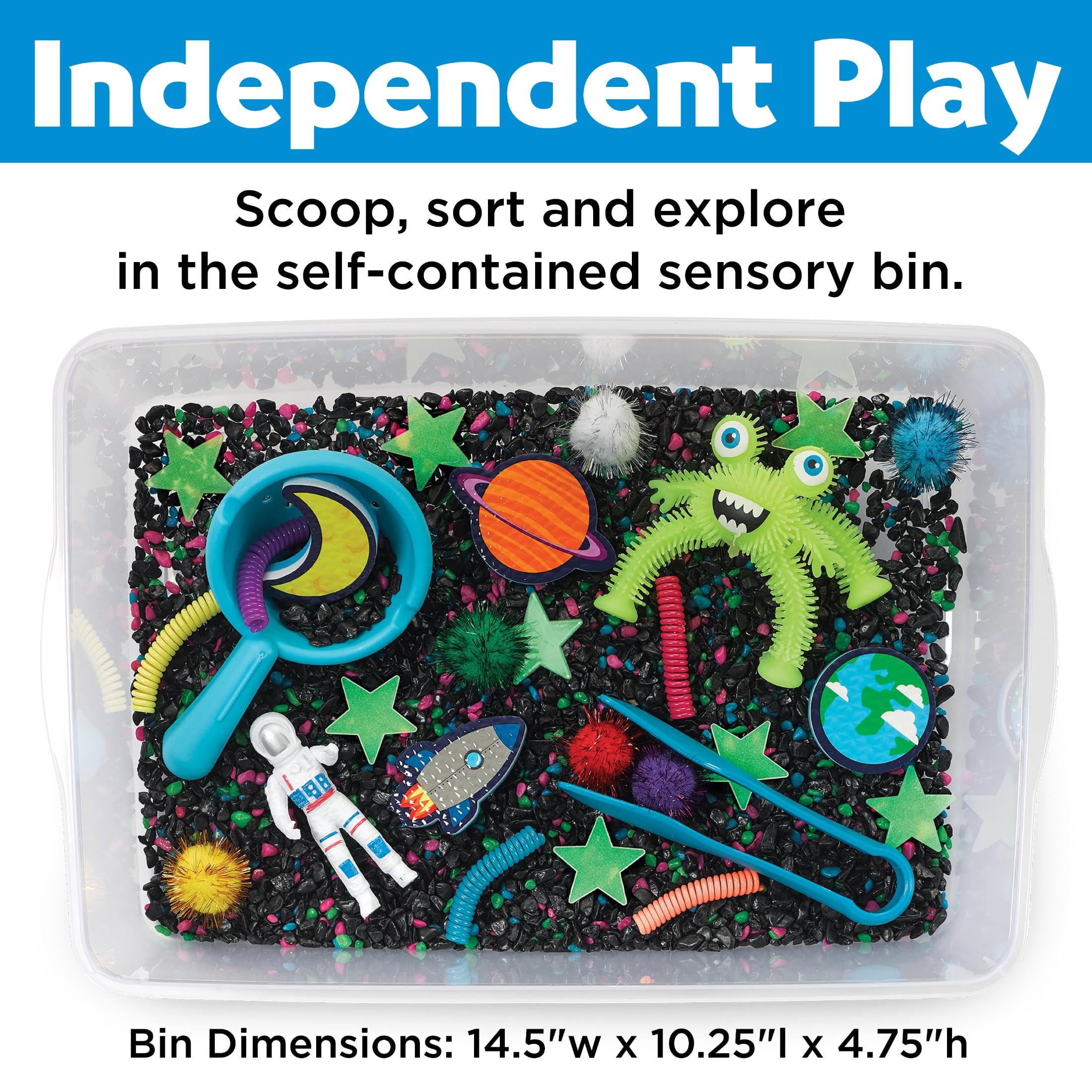 Creativity for Kids sensory tongs foster precise grip and motor skill practice.