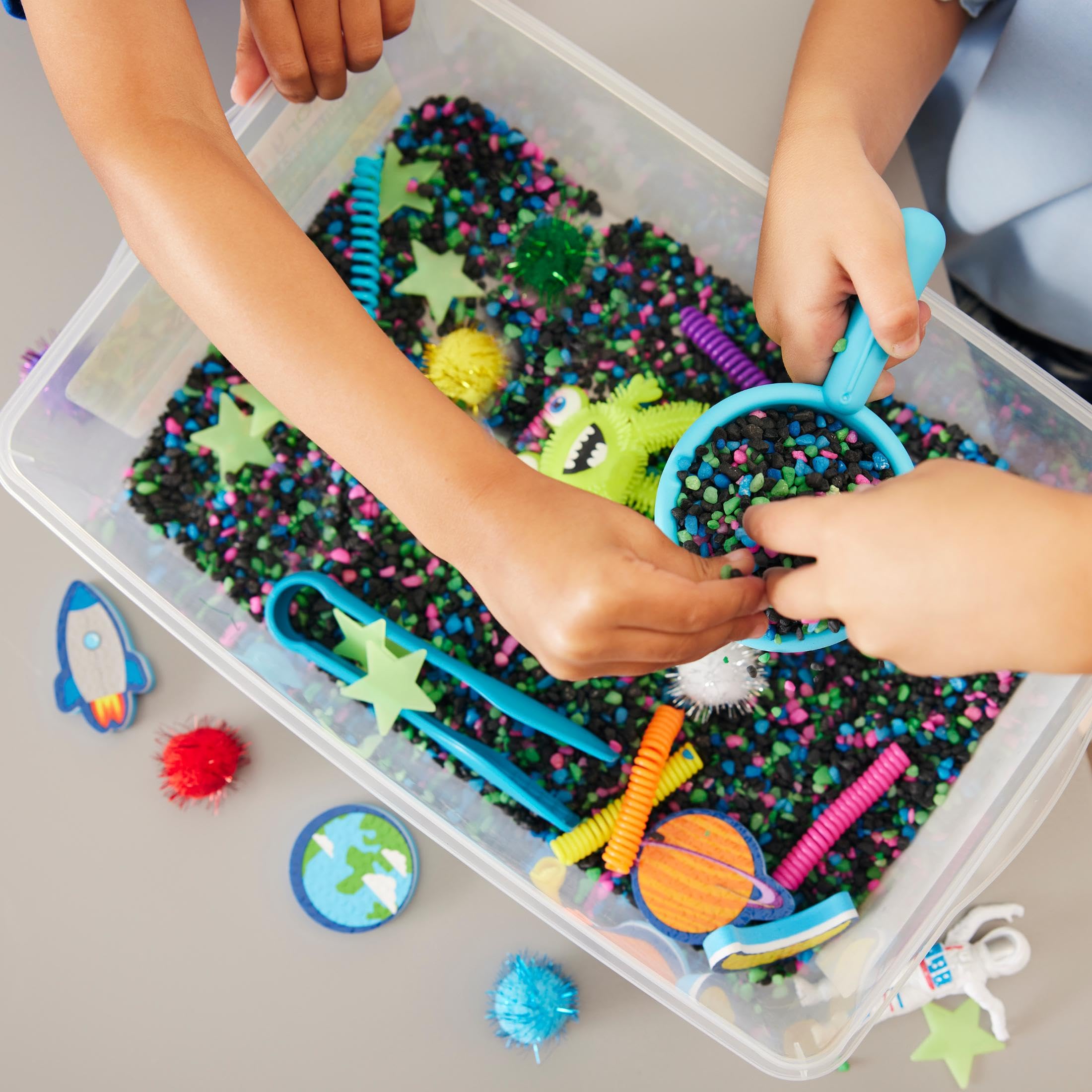 Creativity for Kids sparkly pom poms boost color exploration and crafts.