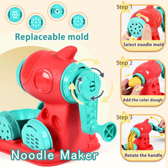 Crelloci burger maker lets kids craft colorful burger models for role-play.