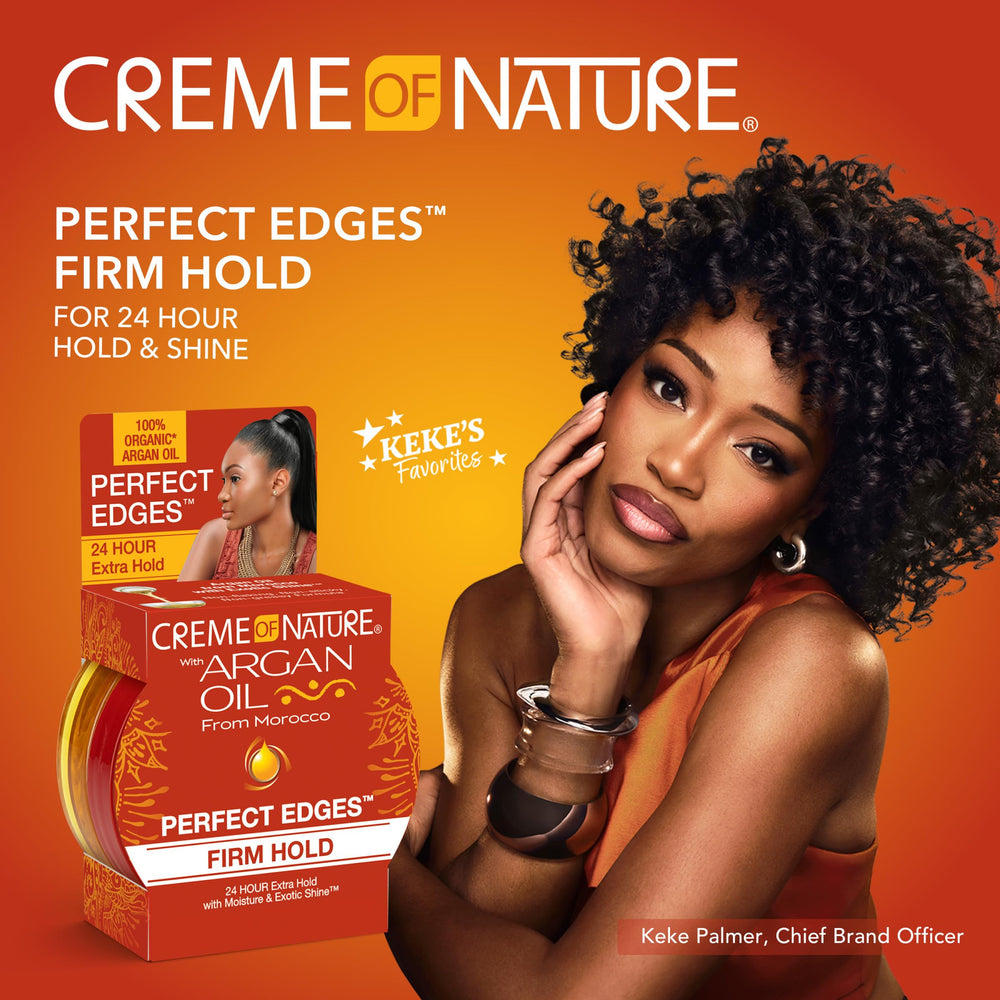 Creme of Nature Perfect Edges close-up texture shows non-flaking formula for daily polish