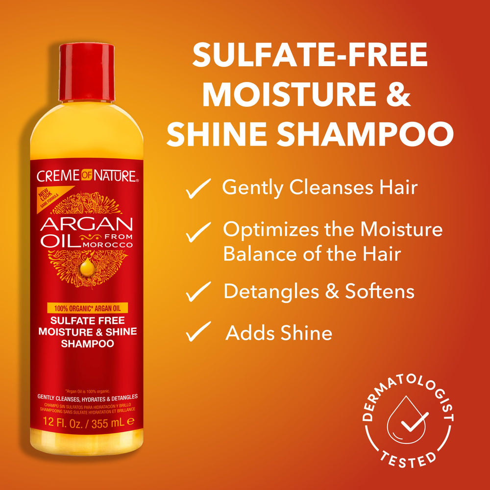 Shine-Enhancing Duo packaging displayed on a bathroom shelf.