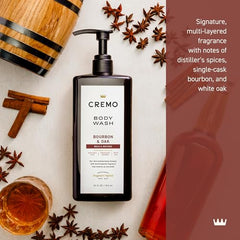 Close-up of rich lather from Cremo Bourbon & Oak