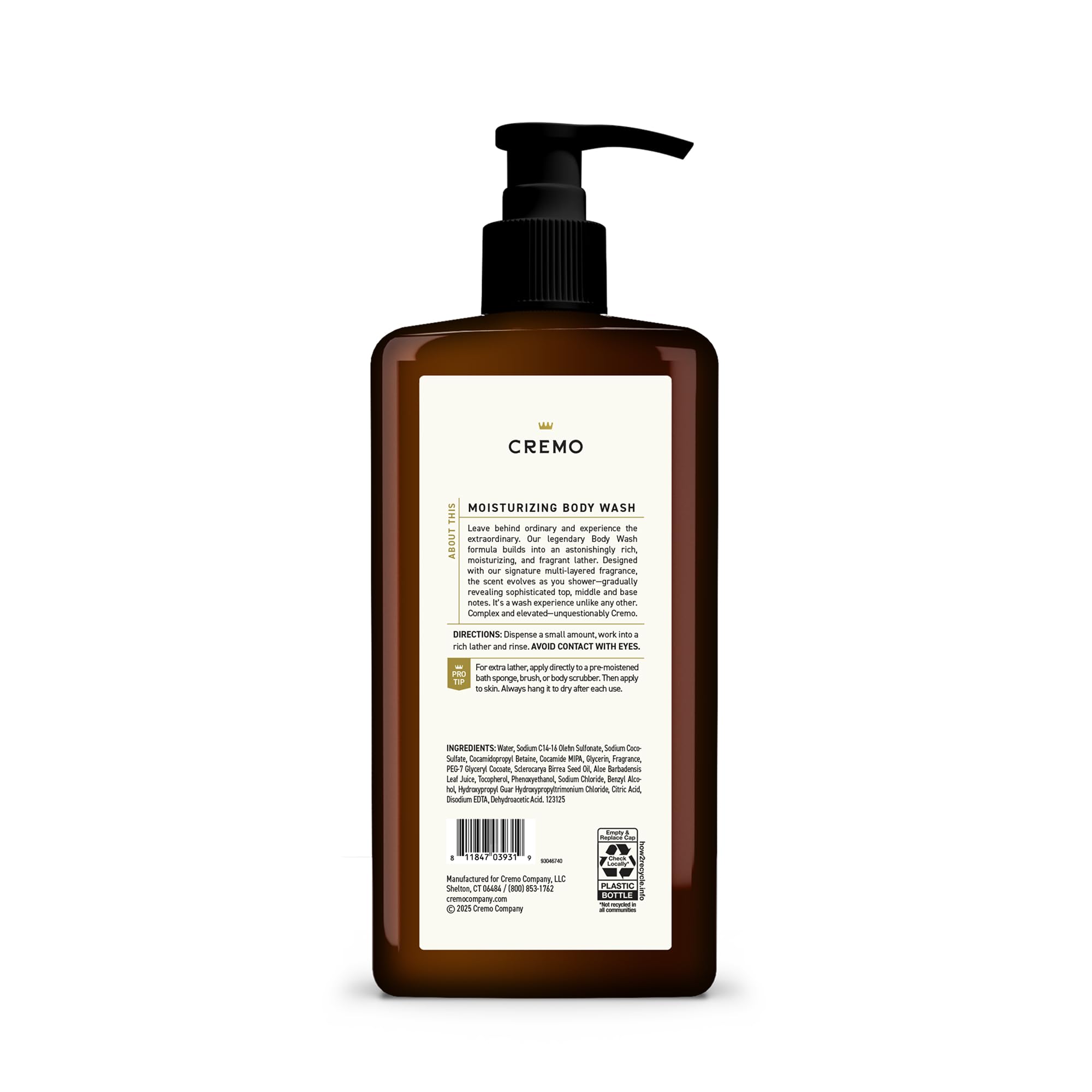 Cremo Bourbon & Oak in a morning shower routine